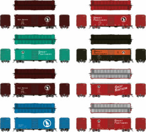 Rapido Trains to release HO scale Great Northern 40-foot 12-panel ...