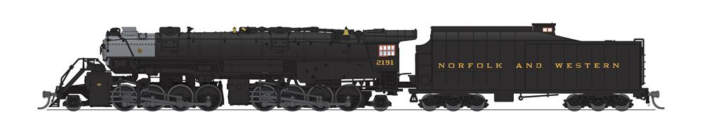 N scale steam locomotive painted black with silver smokebox and gold graphics