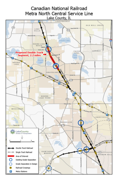 County expresses support for CN double-track project in Illinois - Trains