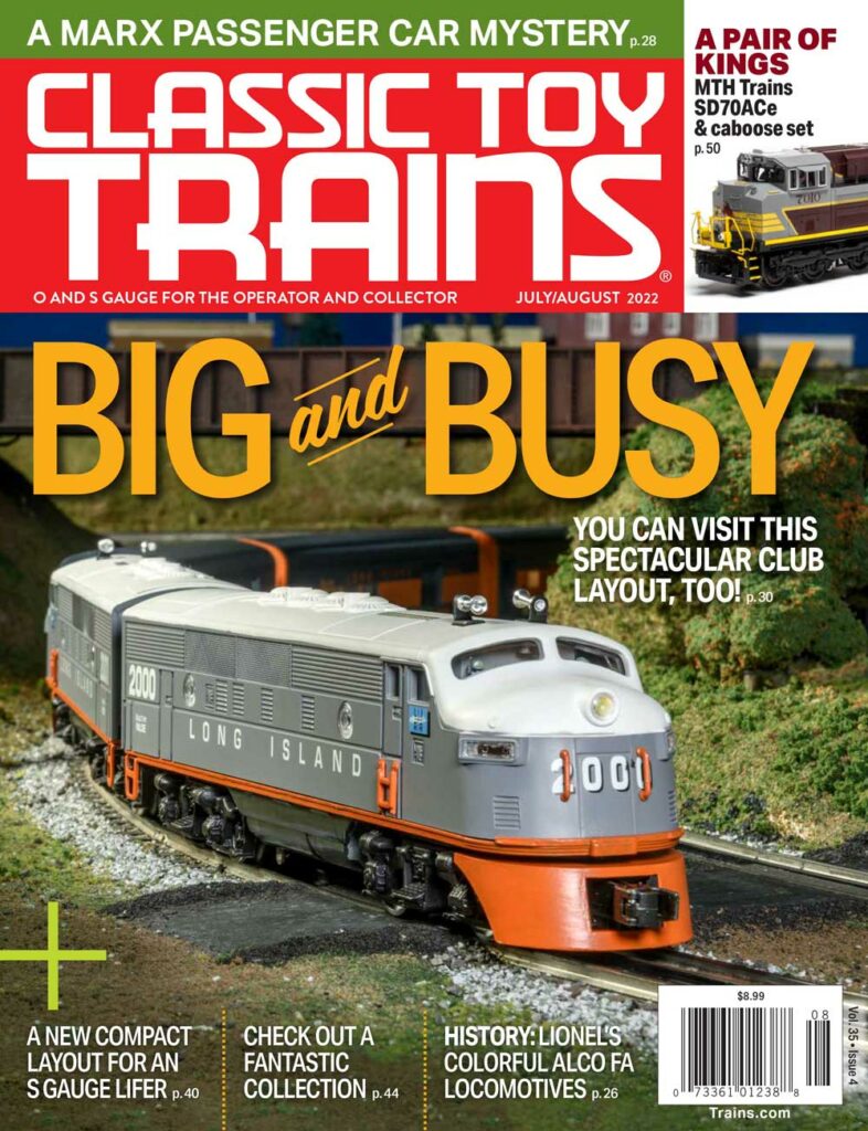 Classic Toy Trains, July 2022 cover