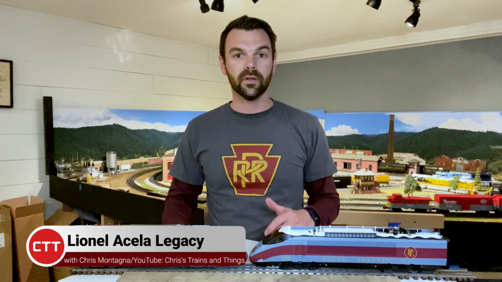 Review Amtrak Legacy Acela train set