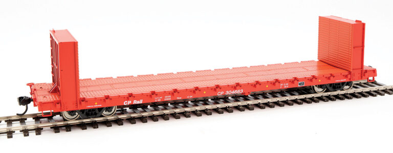 Pullman-Standard 60-foot bulkhead flatcar from Walthers - Trains