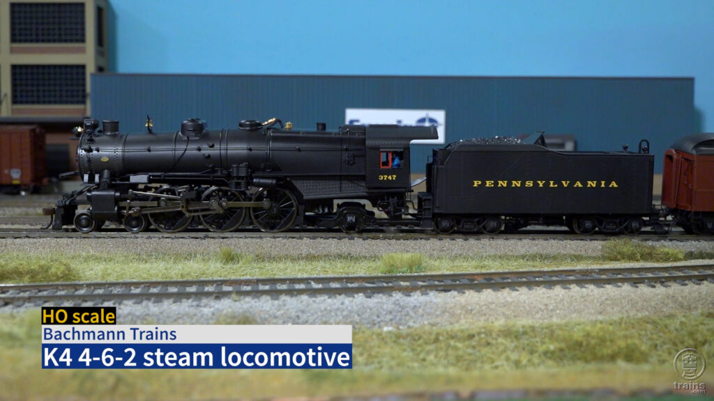 Screen capture from HO scale 4-6-2 video