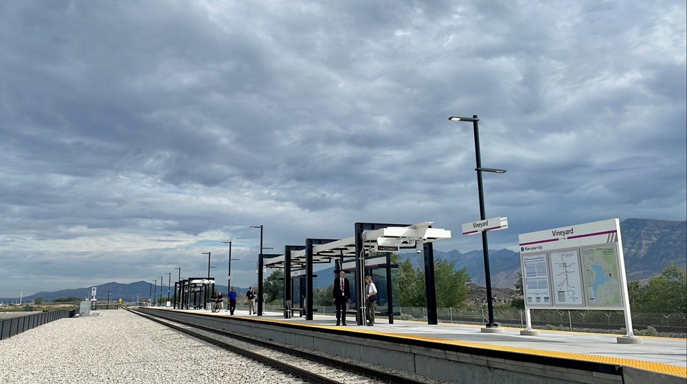 Vineyard FrontRunner station opens, expanding transit access to