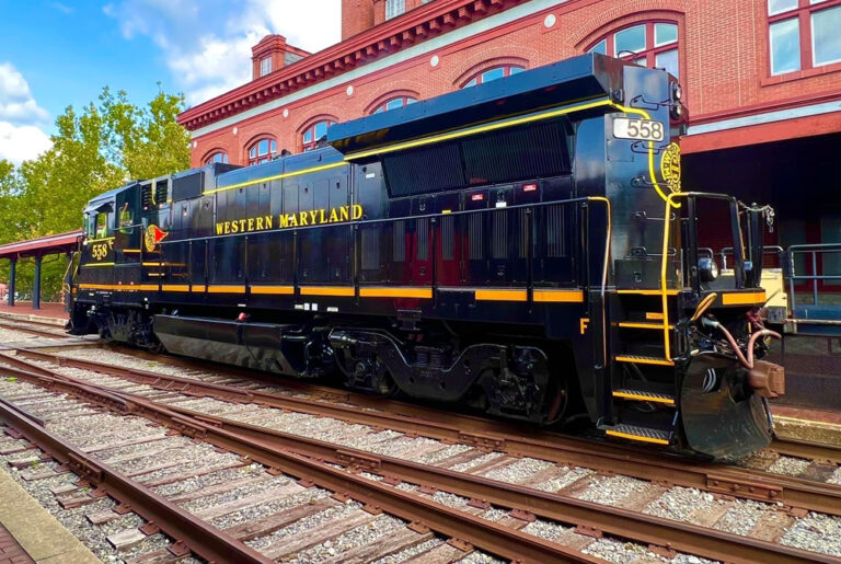 WMSR Debuts Western Maryland-painted Locomotive - Trains