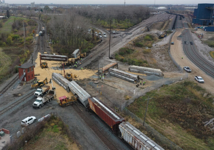 News photo CSX derailment near Toledo, Ohio Trains