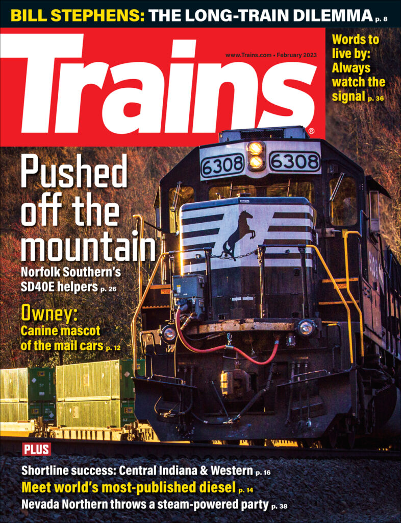 February Trains cover photo