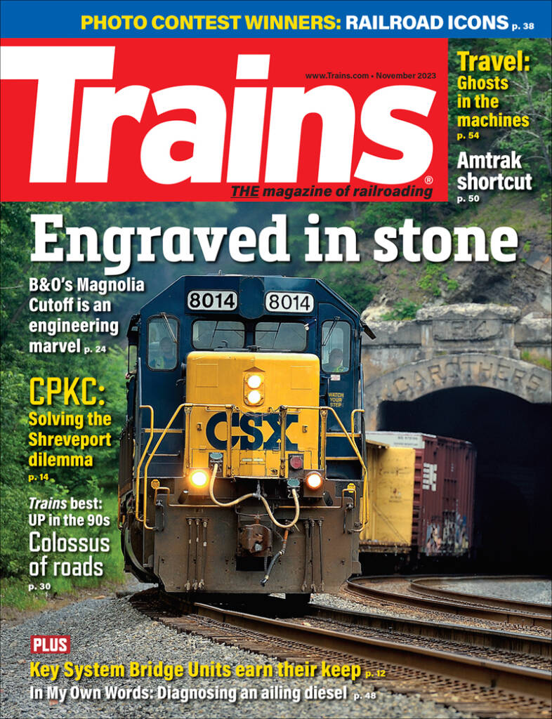 The Trains magazine cover