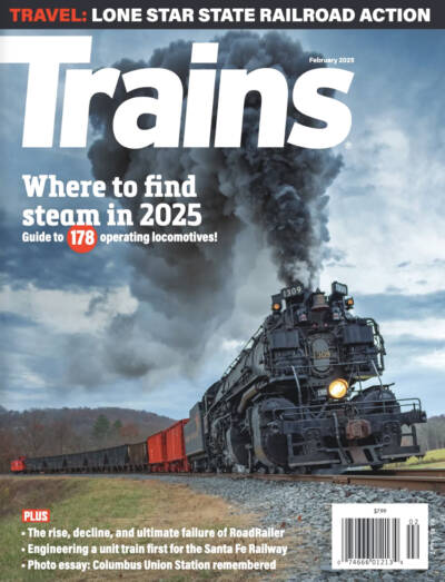 Trains Magazine Issue Cover