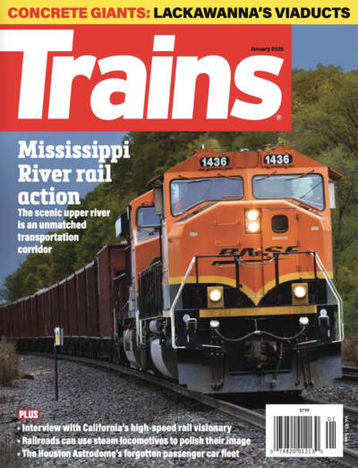 Trains Magazine Issue Cover