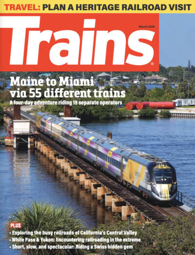 Trains Magazine Issue Cover