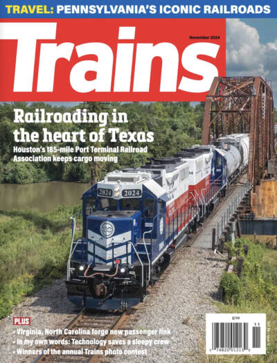 Trains Magazine Issue Cover