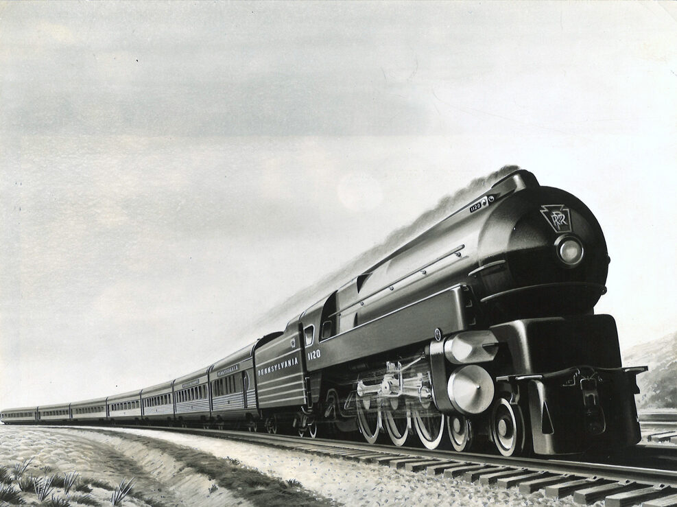 streamlined steam locomotives
