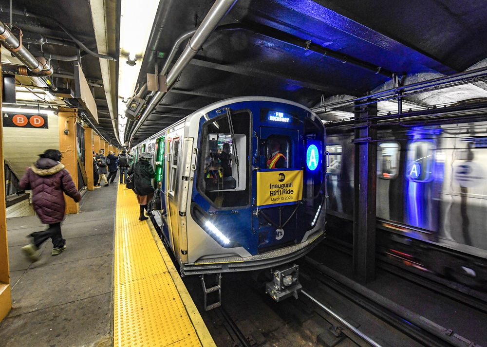 New York’s MTA places first new subway cars into service Trains
