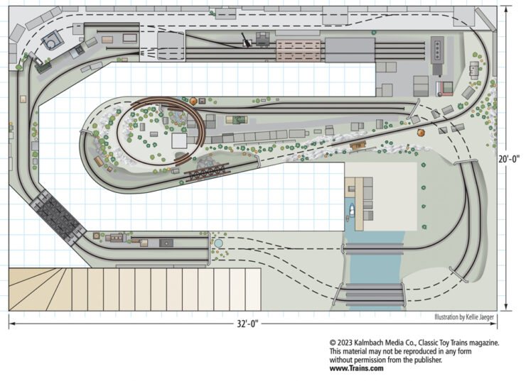 Don Klose’s O gauge Bellevue & Schenectady Railroad layout - Trains