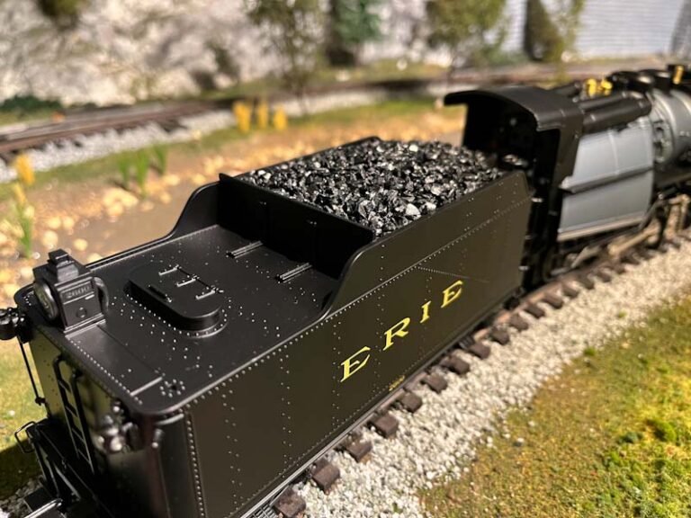 MTH Erie 0-8-8-0 Angus tender top view