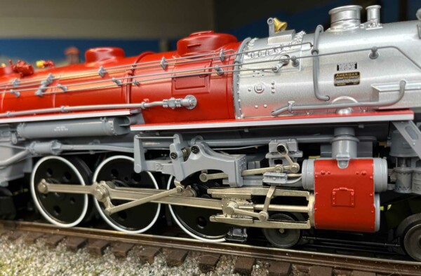 The MTH Premier Hudson pacemaker version wheels and running gear