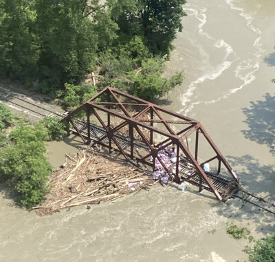 Vermont Rail System recovers from flood damage - Trains