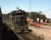 Georgia Railroad diesel locomotives with mixed train