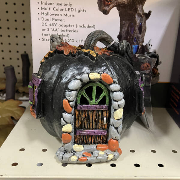 A look at Menards 2023 Halloween village items Trains