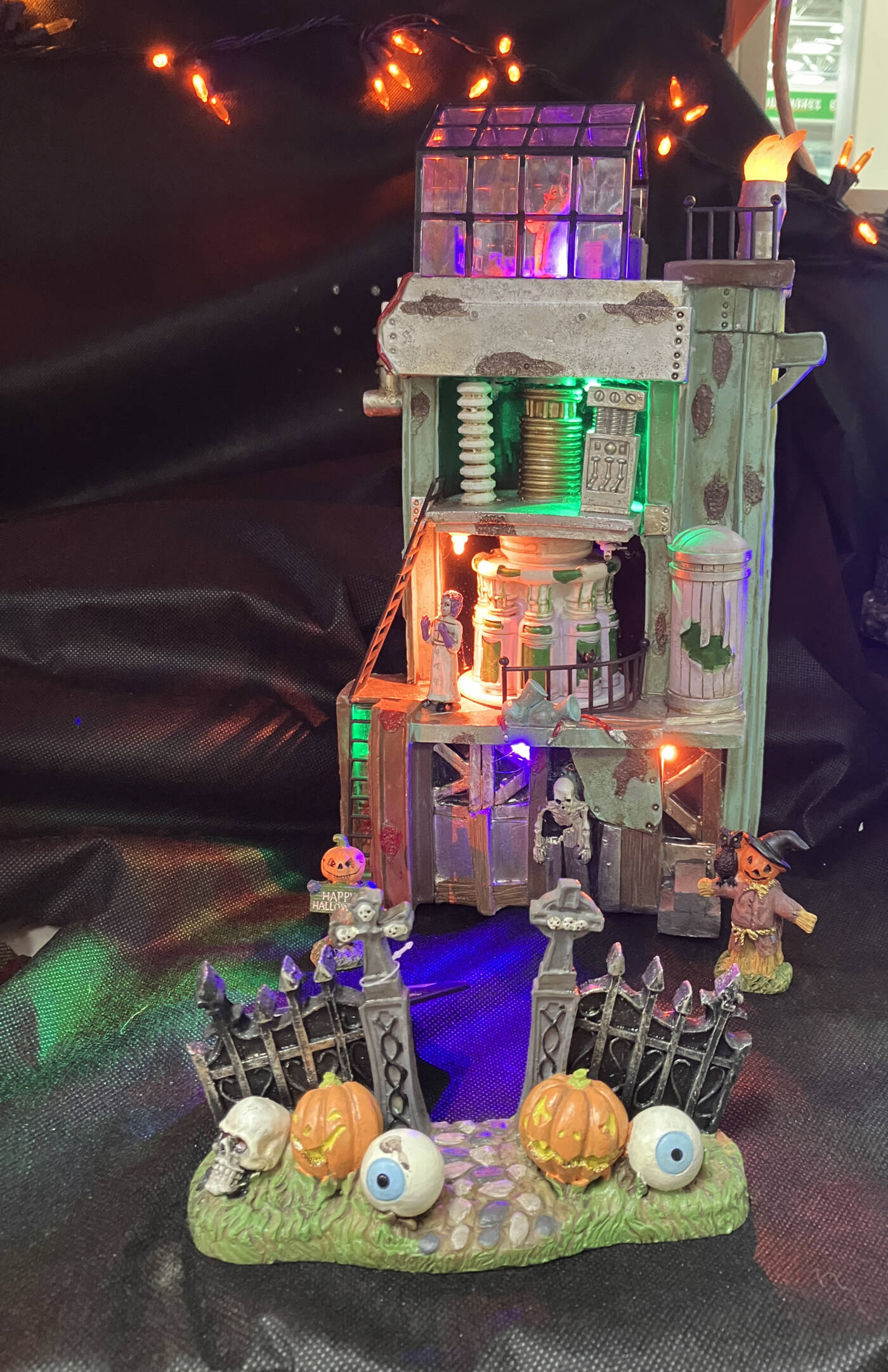 A look at Menards 2023 Halloween village items Trains