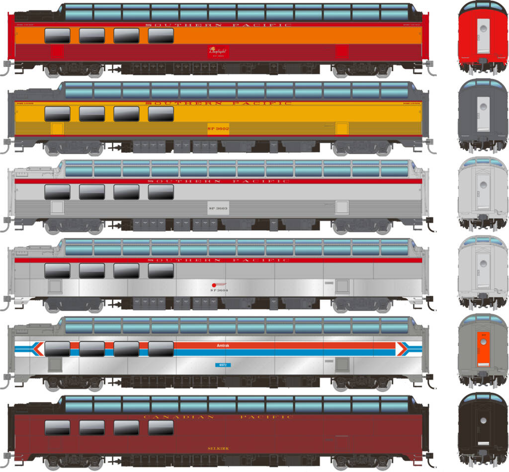 An image of multiple model passenger cars