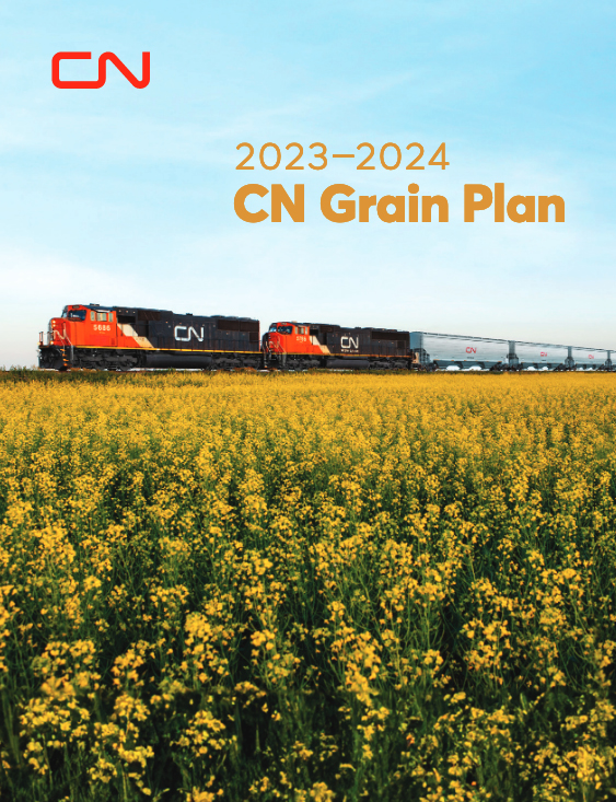 Cover of CN 2023-24 grain plan