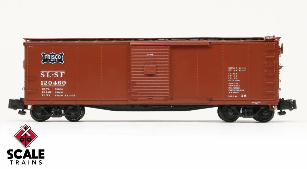 maroon model boxcar
