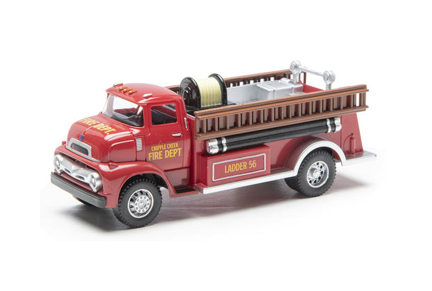 red model fire truck