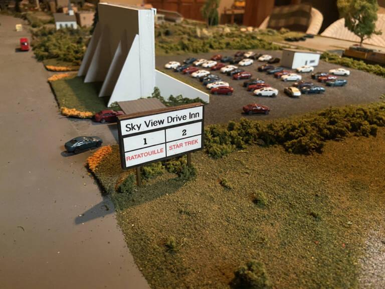 Build an N scale drive-in theater - Trains