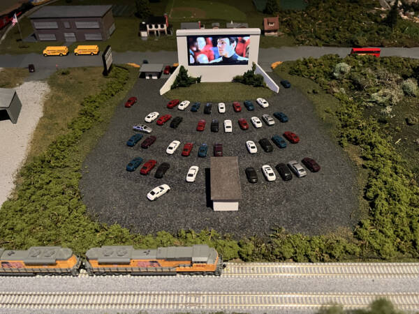 Build an N scale drive-in theater - Trains