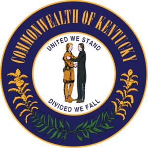 The state seal of the Commonwealth of Kentucky