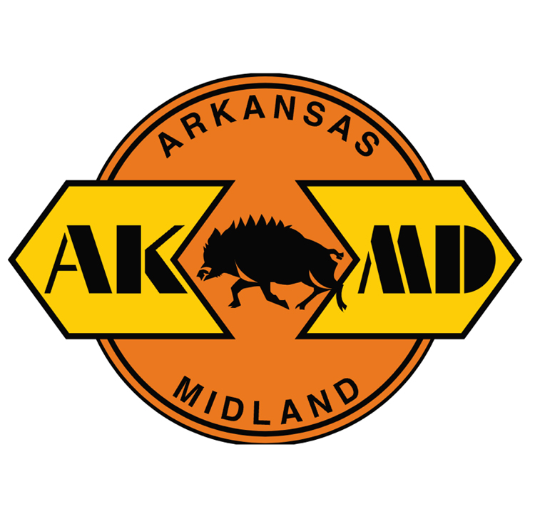 Logo of Arkansas Midland Railroad