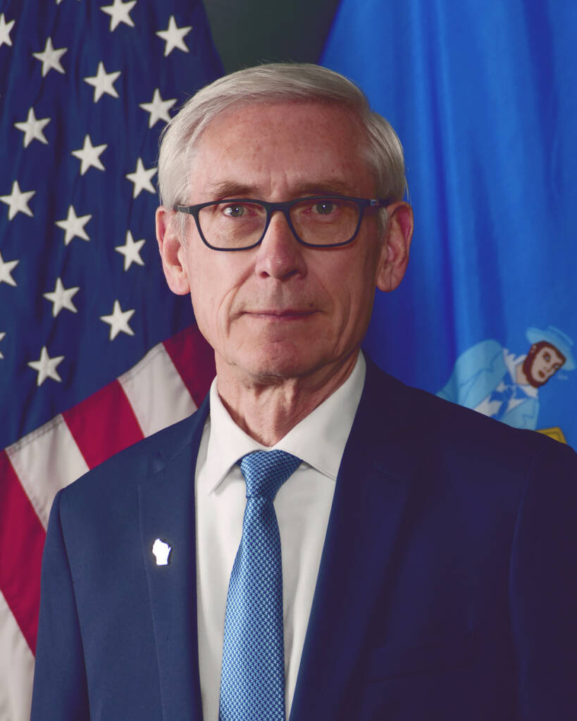 Wisconsin Governor Tony Evers official portrait