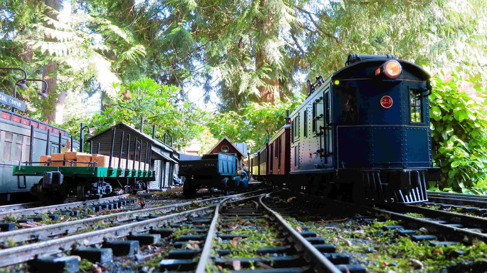 ow angle on garden railroad track of various model car: Meet John Morrison