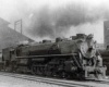 Steam NC&StL locomotives in industrial scene