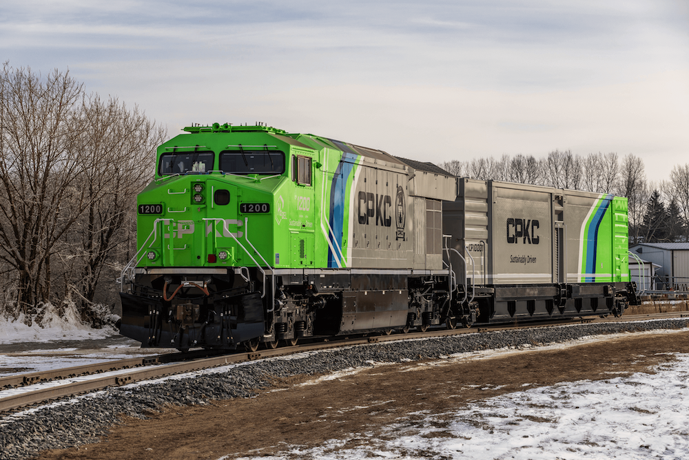 CPKC hydrogen road locomotive completes first phase of coal haulage testing