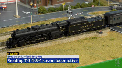 N scale Reading T-1 from Broadway Limited