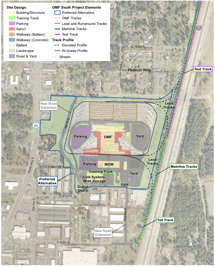 Plan for transit maintenance facility