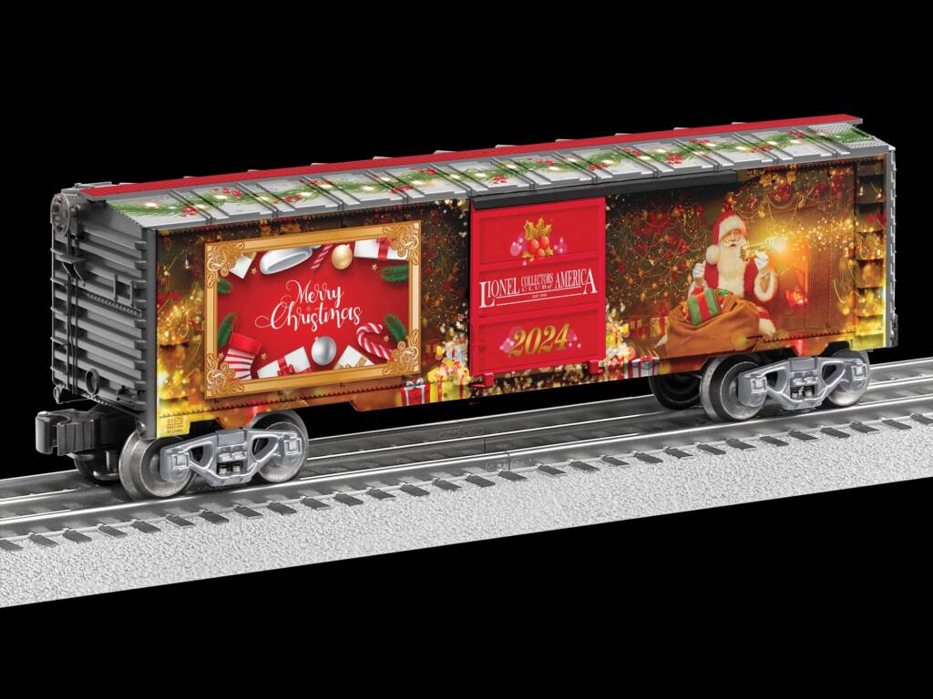 Christmas boxcar