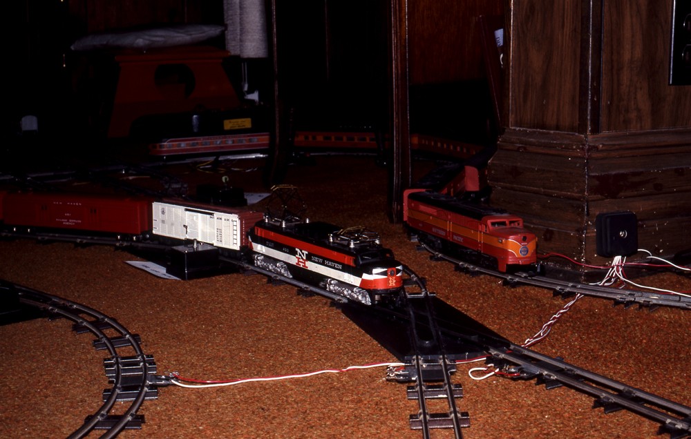 vintage photo of train on track; Celebrating “Flyer Fest”