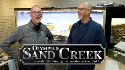 Olympia & Sand Creek, Episode 18 | Painting the backdrop – Part 1