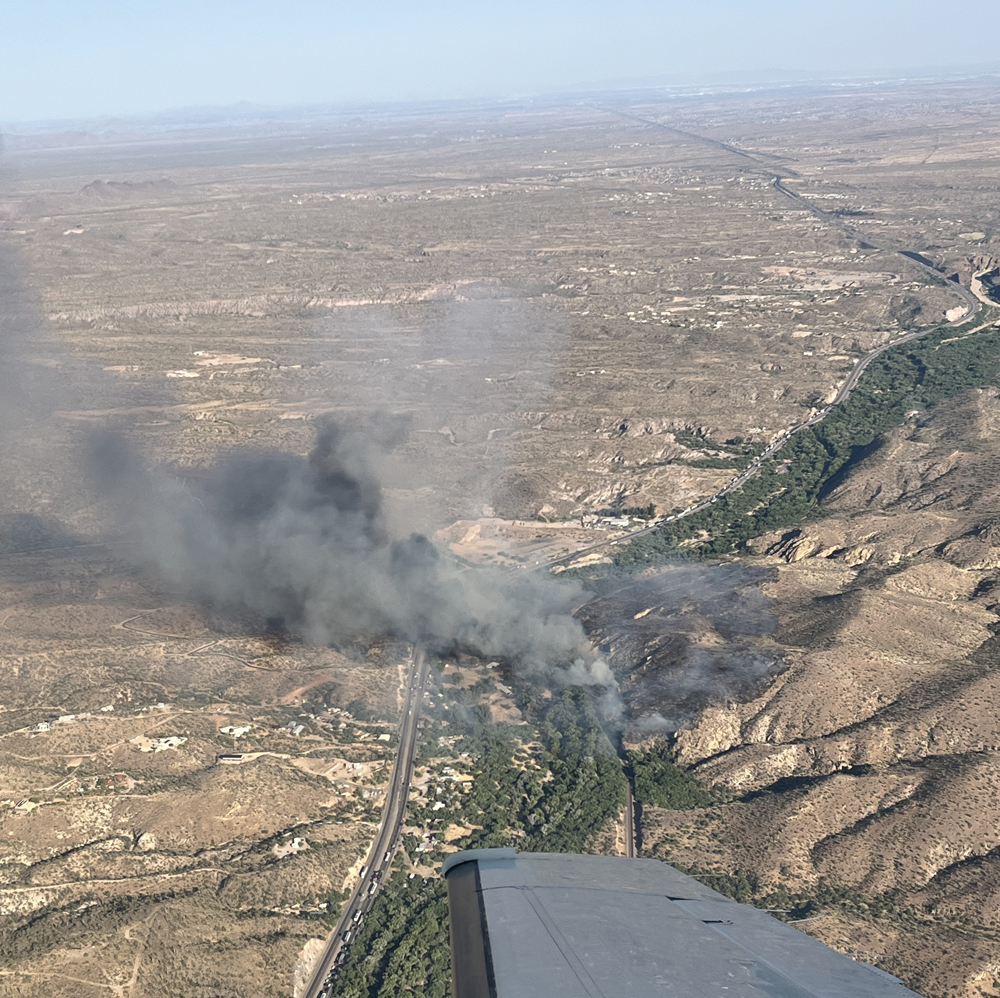 Track work at BNSF: Fire in Arizona that destroyed houses