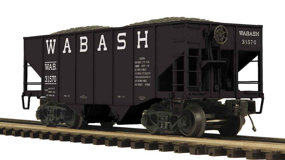 black model hopper car