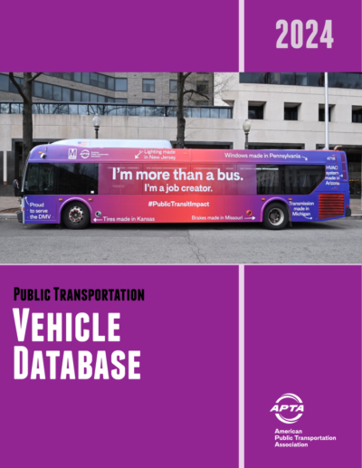 Purple document cover featuring side view of bus