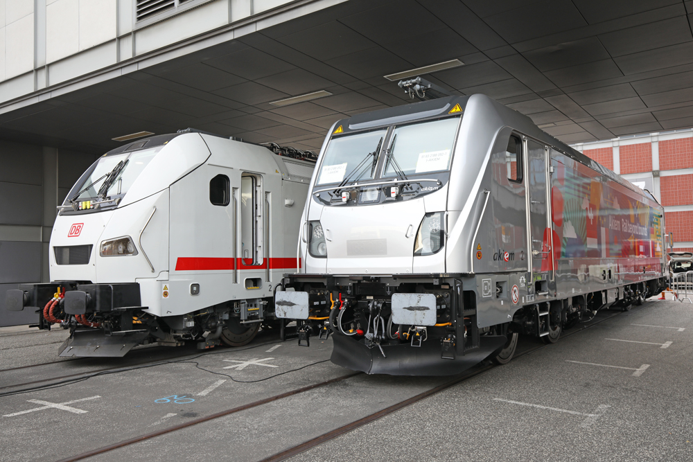 Two new locomotives on display