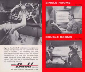 Advertisement for stainless steel Budd Slumbercoaches