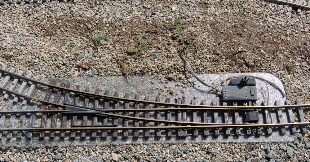 section of garden railway track