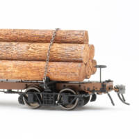 Recent: KR Models HO skeleton log car