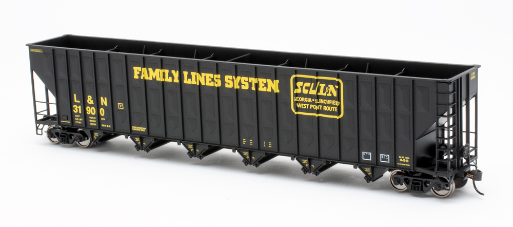 Color photo of HO scale freight car on white background.